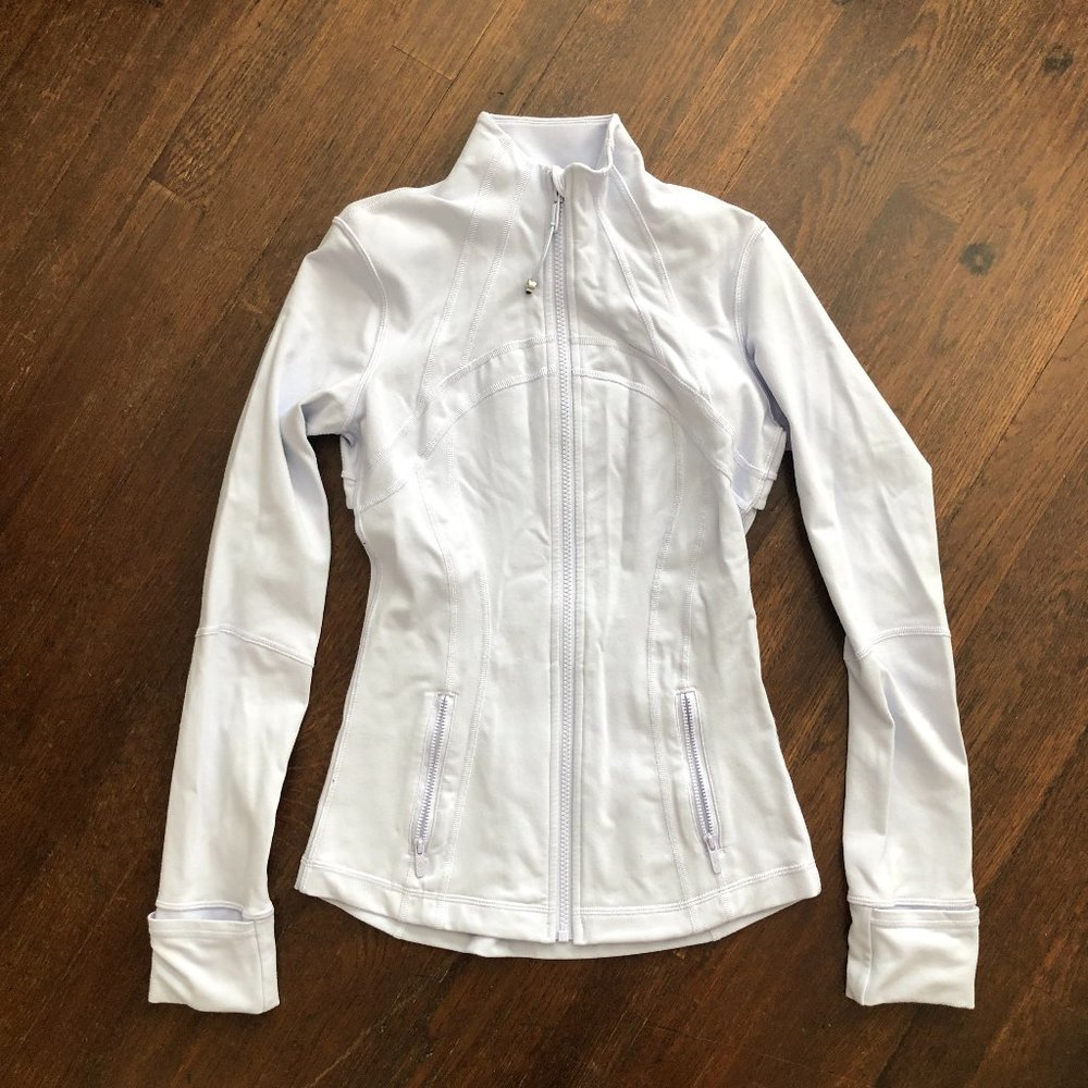 Lululemon Define Jacket, Size 4 light blue